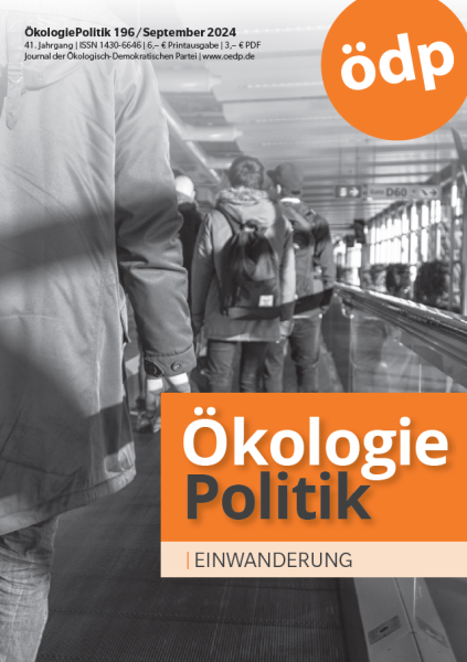 Mitgliederzeitschrift "Ökologie-Politik" Nr. 196